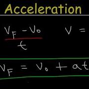 Physics Acceleration Velocity One Dimensional Motion