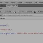 PHP Mysql Deleting From A Database