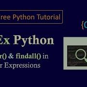 Regex In Python Finditer Findall In Regex Python Tutorial For Beginners In Hindi