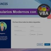 Formulario Moderno Con VBA Excel
