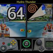 Hydro Thunder Nintendo 64 Vs Dreamcast Real Hardware Comparison