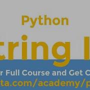 StringIO And Operations In Python Tutorial