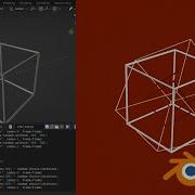 Blender Python Scripting Wireframe Cube Loop