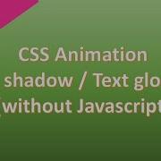 CSS Animation Text Glowing Text Shadow Effect SkillUpwithGenie