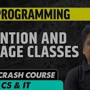 C Programming 10 Function And Storage Classes CS IT GATE Crash Course