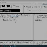 How To Solve Free Fall Problems