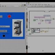 LabVIEW Coffee Machine Simulation Idea