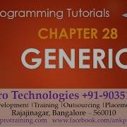 Java For Beginners Chapter 28 Generics In Java Generic Method And Generic Class