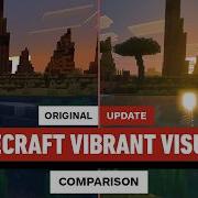 Minecraft Graphics Update Comparison Vibrant Visuals