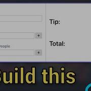 How To Make A Tip Calculator In React JS Beginner React Project Walkthrough