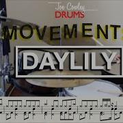 Daylily Movements Drum Cover And Live Transcription