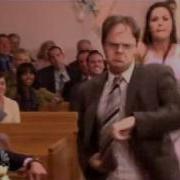 The Office JK Wedding Entrance
