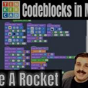 Create A Rocket Using Tinkercad Codeblocks Step By Step Design STEM