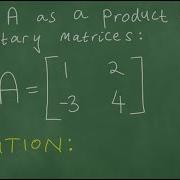 Write A As A Product Of Elementary Matrices