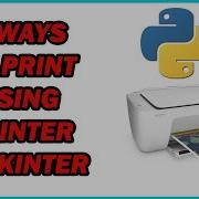 5ways To Print In Printer Using Tkinter Python