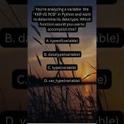 Python MCQ Shorts Test Your Python Knowledge Python Shorts Youtubeshorts Trending Viral