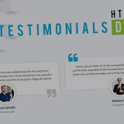 Testimonials Section Design In HTML CSS Website Section Tutorial