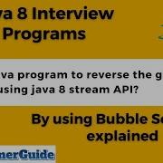 Write A Java Program To Reverse The Given Integers Using Java 8 Stream API