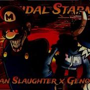 FNF MASHUP Genocidal Starman Starman Slaughter X Genocide V1 Mario EXE Vs Tabi