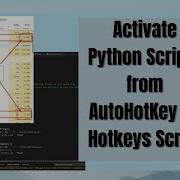 Activate Python Scripts From AutoHotKey V2 Hotkeys