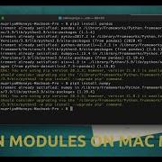 How To Install Python Modules On Mac M1 Chip Python On Mac M1 Chip