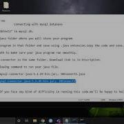 MySql Database With Java Using Notepad And Cmd