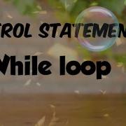 CONTROL STRUCTURES While Loop