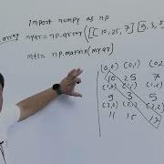 Finding Diagonal Elements In The Matrix Using Python NumPy Hindi