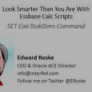 Essbase SET CalcTaskDims Command