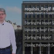 Requisis ReqIF Manager For DOORS Next Update Import As Supplier