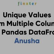 How To Determine Unique Values From Multiple Columns In A DataFrame