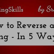 How To Reverse A String In Java Coding Skills