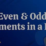 Put Even Odd Elements In A List Into Two Different List Python Program In English