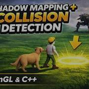Shadow Mapping Ground Collision Detection OpenGL C