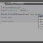 PHP Template System