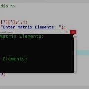 C Program To Print Matrix Learn Coding
