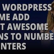 Тема WordPress Divi Как добавить иконки Font Awesome к счетчикам чисел