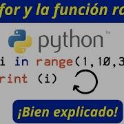 Python Bucle For Y La Función Range