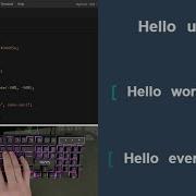 ASMR Programming Hello World Text Animation Using Html CSS No Talking