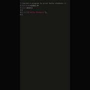 C Language Simple Program