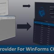 Theme Style Default WinForms GUI Using JSON Theme Files Theme Provider C VB NET