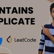 Google Interview Question Most Asked LeetCode 217 Contains Duplicate Tamil Code Io