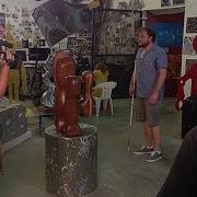 Blind Man Describes Abstract Sculpture With Echo Location