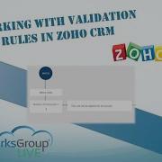 Working With Validation Rules In Zoho CRM