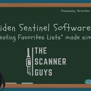 Uniden Sentinel Software Creating Favorites Lists Made Simple November 2023