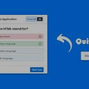 Quiz App JavaScript With Timer Multiple Choice In HTML CSS JavaScript