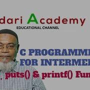 C Programming For Intermediate 17 Puts Vs Printf Functions