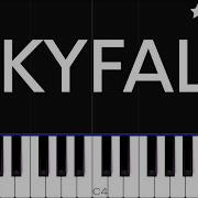 Adele Skyfall EASY Piano Tutorial