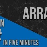 Learn C In 5 Minutes Arrays
