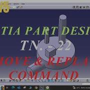 22 Catia Part Design Remove Replace Face Command Catia Part Modeling Part Design